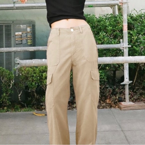 Zara Pants & Jumpsuits Trf Straight Cargo Pants Poshmark